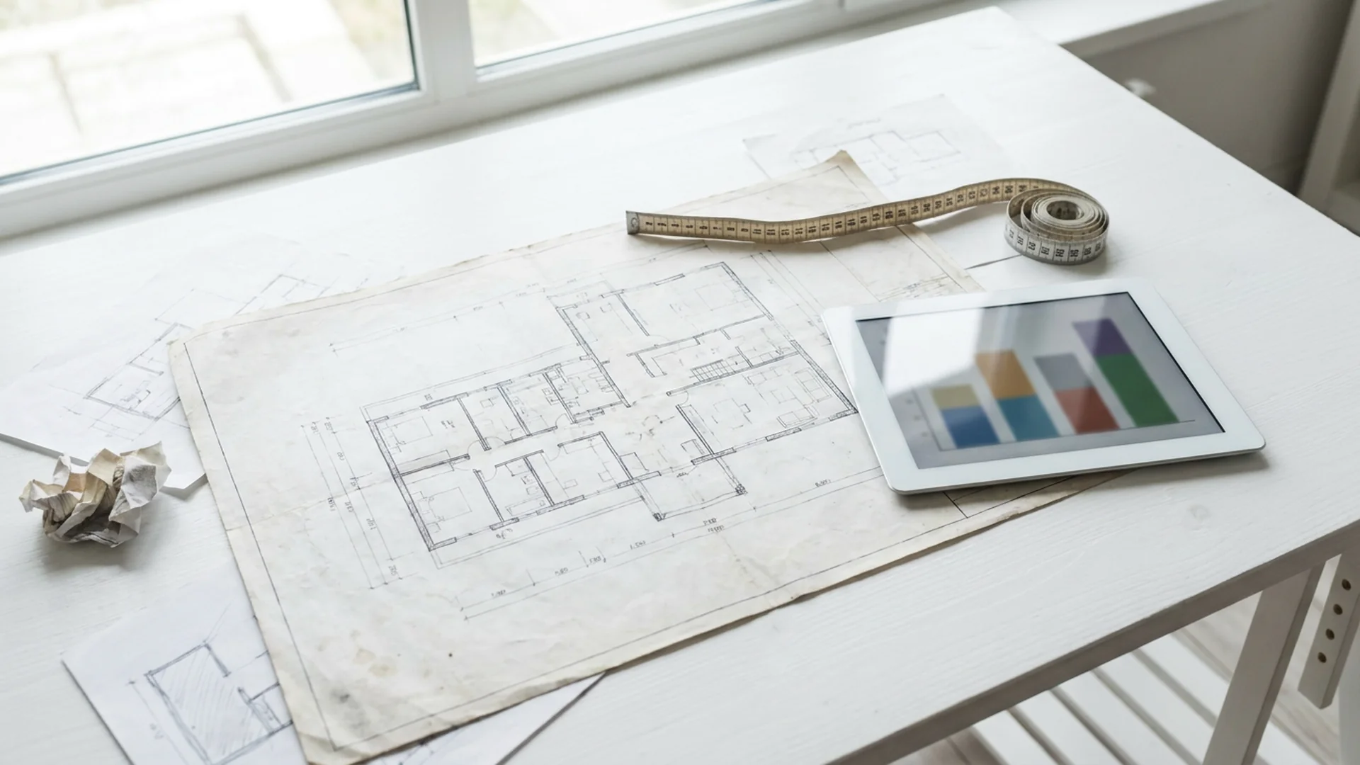 Renovation floor plans and project scoping